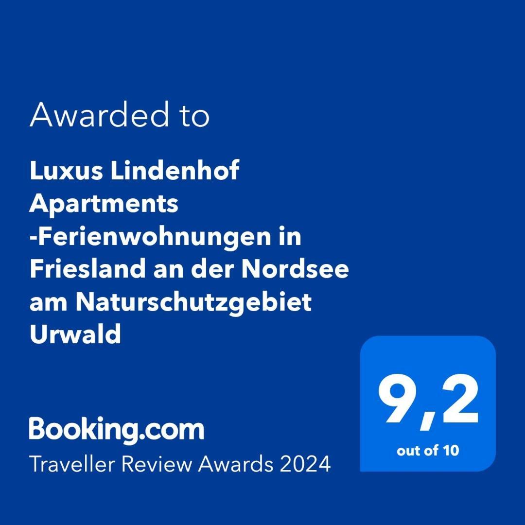 Luxus Lindenhof Apartments -Ferienwohnungen In Friesland An Der Nordsee Am Naturschutzgebiet Urwald Neuenburg  Экстерьер фото